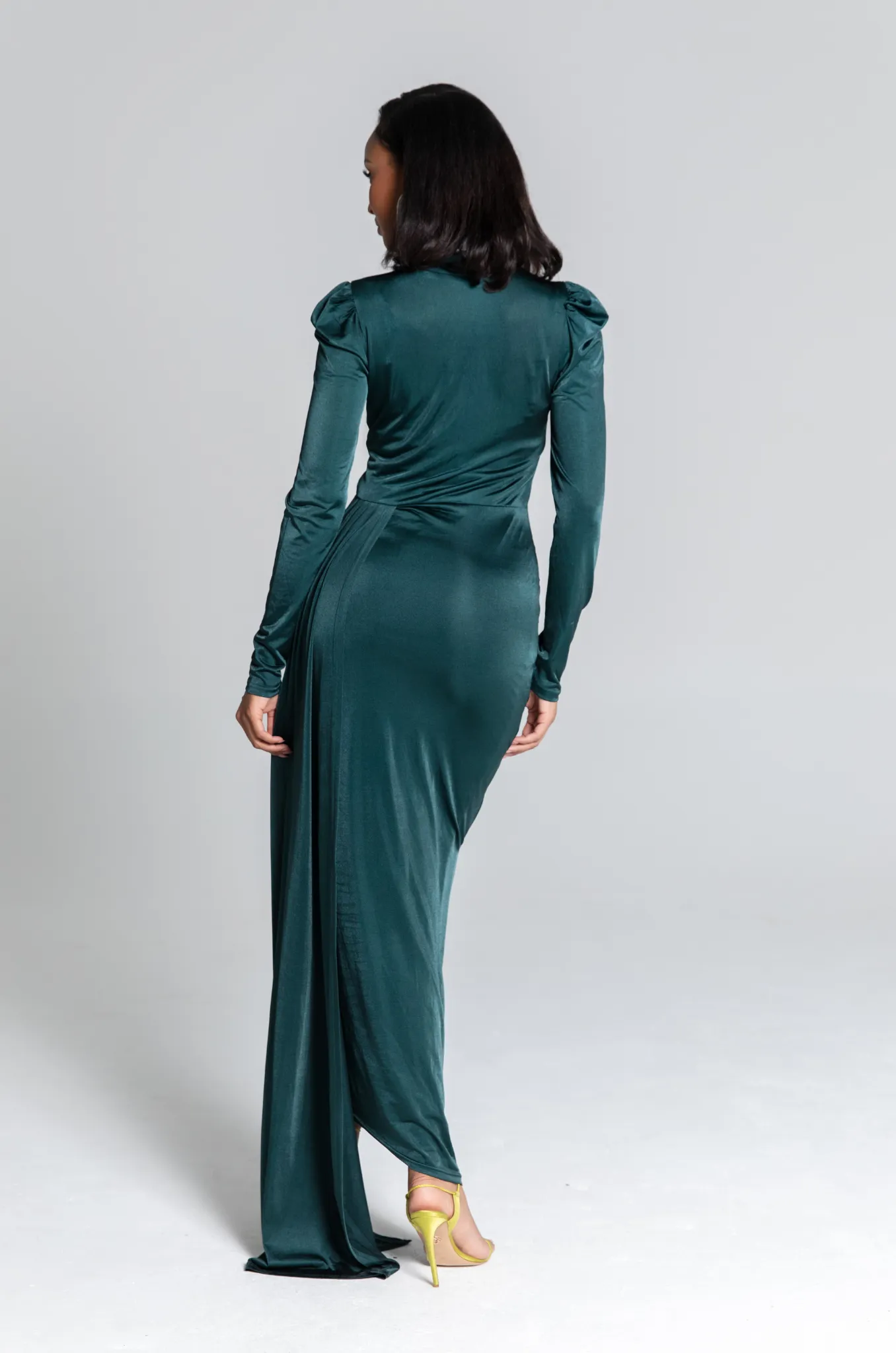 Zaina Dress Dark Green